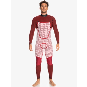 QUIKSILVER 5/4/3 MARATHON SESSION CHEST ZIP WETSUIT BLACK