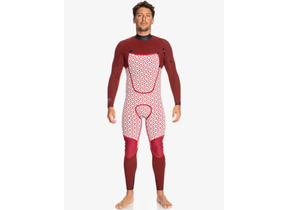 QUIKSILVER 5/4/3 MARATHON SESSION CHEST ZIP WETSUIT BLACK