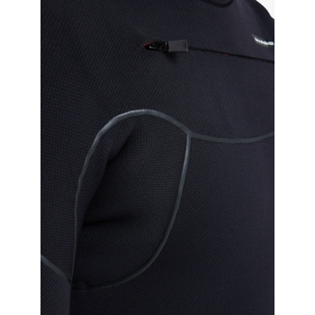 QUIKSILVER 5/4 MARATHON SESSION HOODED CHEST ZIP WETSUIT BLACK