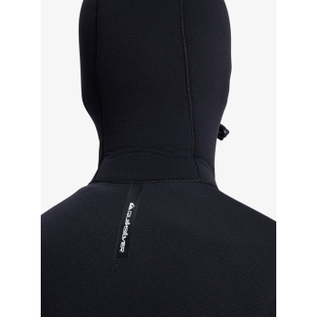 QUIKSILVER 5/4 MARATHON SESSION HOODED CHEST ZIP WETSUIT BLACK
