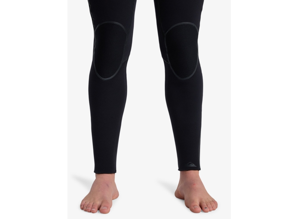 QUIKSILVER 5/4 MARATHON SESSION HOODED CHEST ZIP WETSUIT BLACK