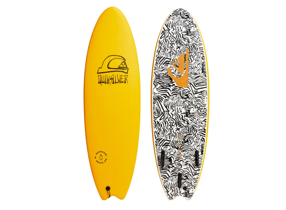 QUIKSILVER 5’6" SOFTBOARD SOFT BAT PUMPKIN 