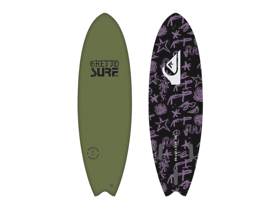 Quiksilver soft top shop surfboard