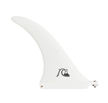 QUIKSILVER 8" LONGBOARD SINGLE FIN HAZE WHITE