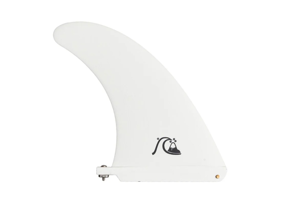 QUIKSILVER 8" PINNA LONGBOARD SINGLE FIN WHITE