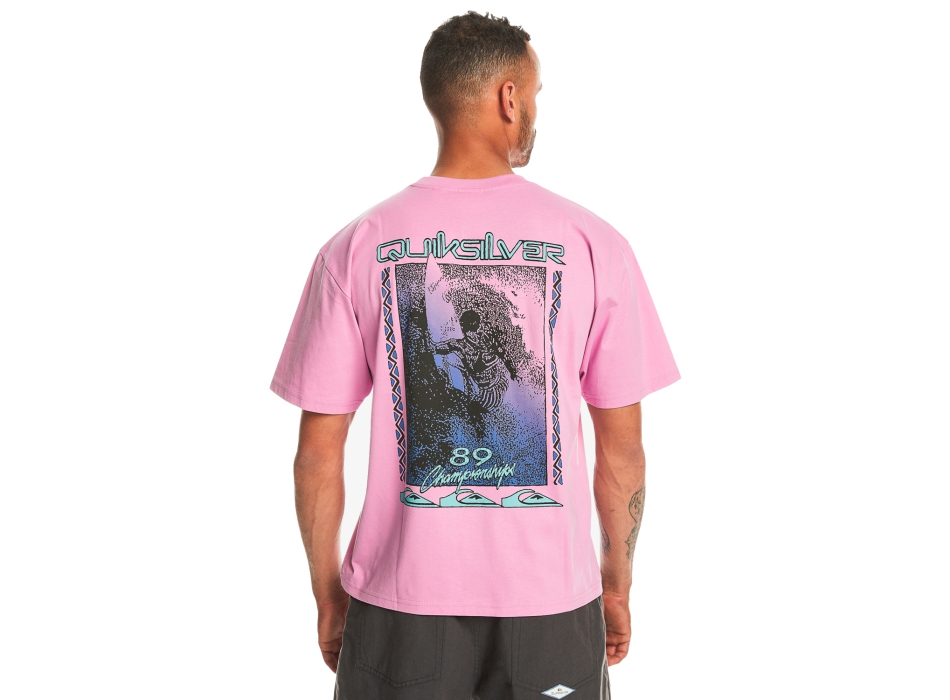 QUIKSILVER HOW ARE YOU FEELING T-SHIRT VIOLET