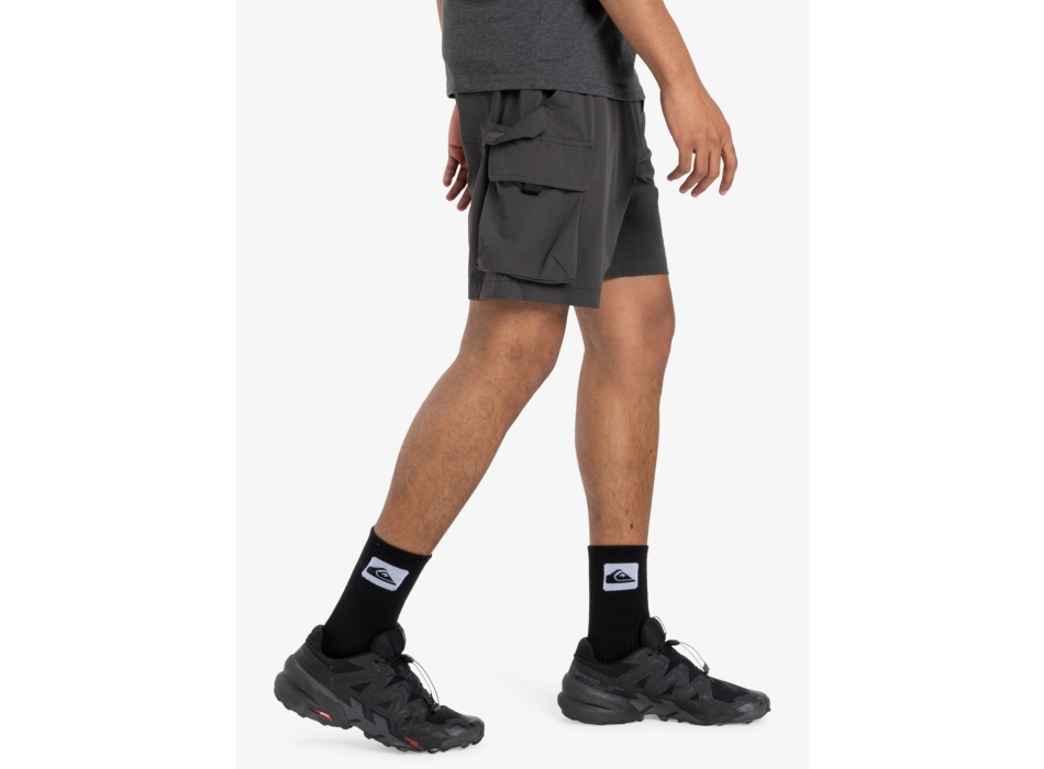 QUIKSILVER RUN ASHORE 18" BERMUDA CARGO PHANTOM