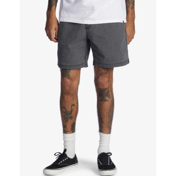 QUIKSILVER TAXER 17" ELASTICATED SHORTS BLACK