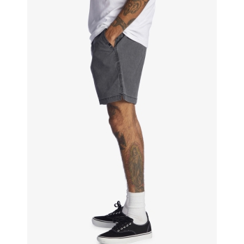 QUIKSILVER TAXER 17" ELASTICATED SHORTS BLACK