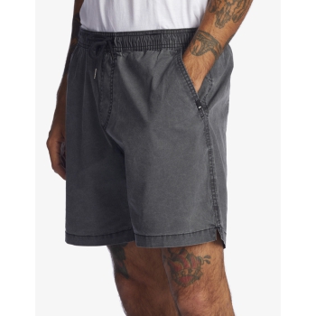 QUIKSILVER TAXER 17" ELASTICATED SHORTS BLACK