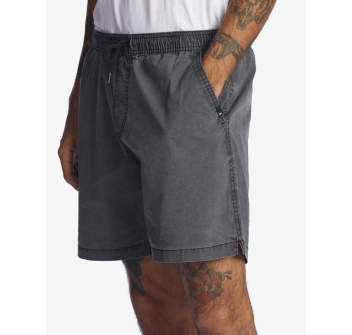 QUIKSILVER TAXER 17" ELASTICATED SHORTS BLACK