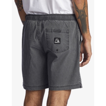 QUIKSILVER TAXER 17" ELASTICATED SHORTS BLACK