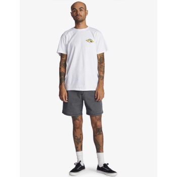 QUIKSILVER TAXER 17" ELASTICATED SHORTS BLACK