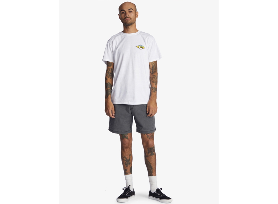 QUIKSILVER TAXER 17" ELASTICATED SHORTS BLACK