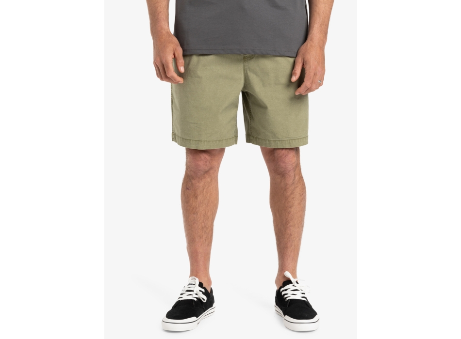 QUIKSILVER TAXER 18" ELASTICATED SHORTS ALOE