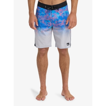 QUIKSILVER BOARDSHORTS HIGHLINE PRINTED 20" NEBULAS BLUE FADE REFLECTION