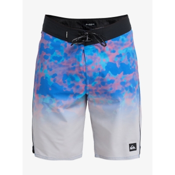 QUIKSILVER BOARDSHORTS HIGHLINE PRINTED 20" NEBULAS BLUE FADE REFLECTION