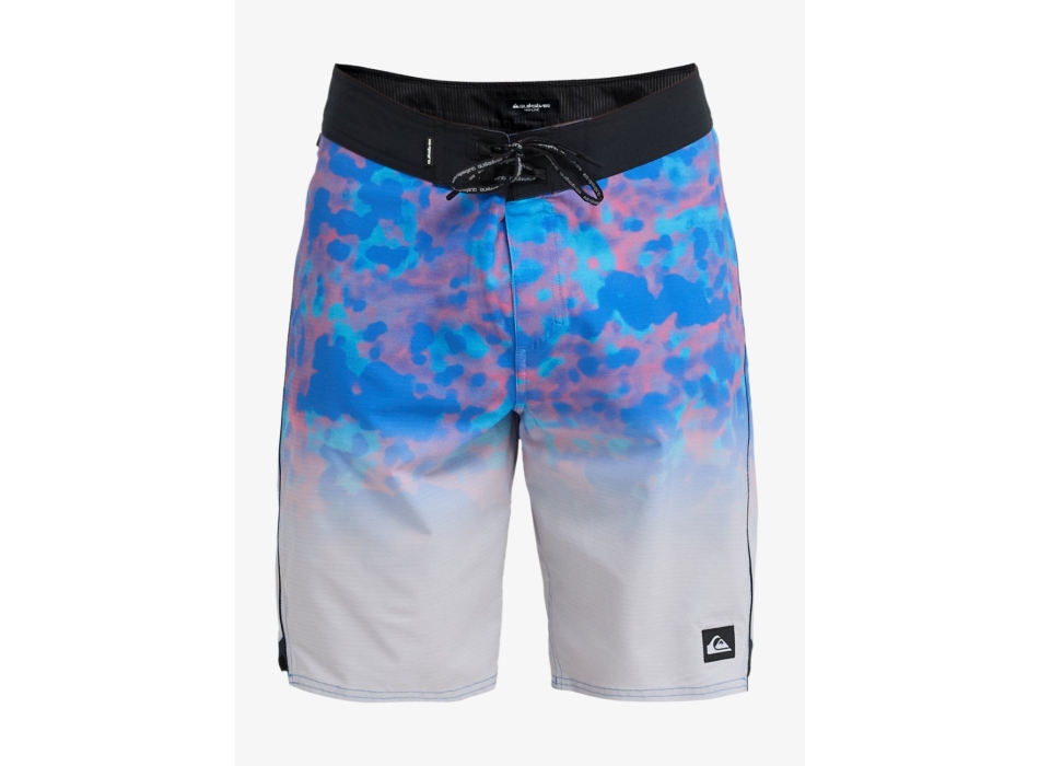 QUIKSILVER BOARDSHORTS HIGHLINE PRINTED 20" NEBULAS BLUE FADE REFLECTION