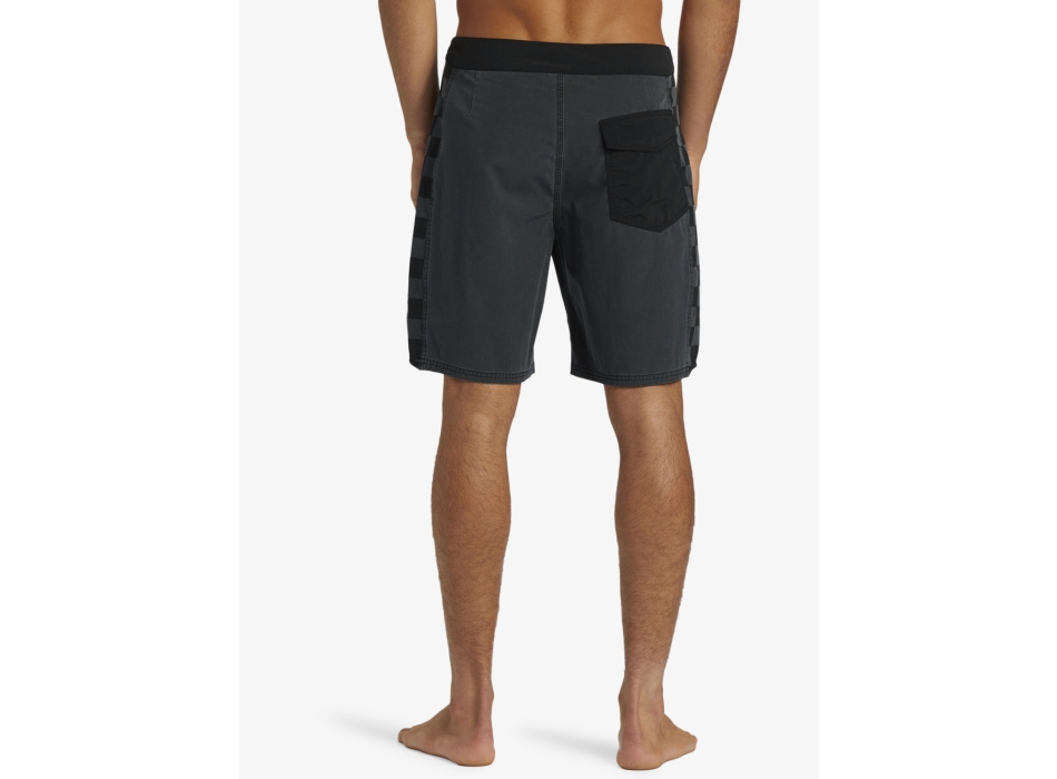 QUIKSILVER BOARDSHORTS ORIGINAL ARCH HEMPSTRETCH 18" BLACK