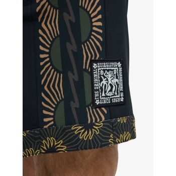 QUIKSILVER BOARDSHORTS SURFSILK NOMAD 18" BLACK