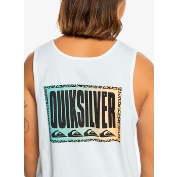 QUIKSILVER LONG FADE TANK WHITE