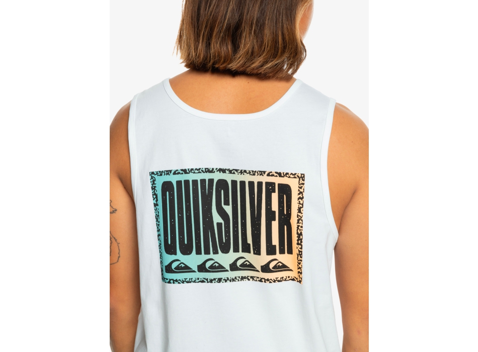 QUIKSILVER LONG FADE TANK WHITE