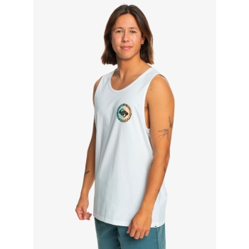 QUIKSILVER LONG FADE TANK WHITE