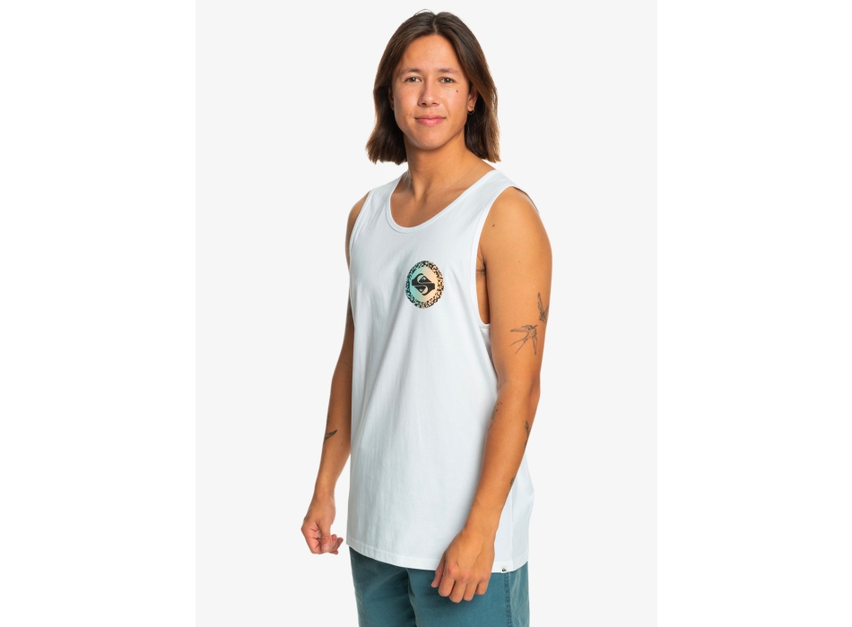 QUIKSILVER LONG FADE TANK WHITE