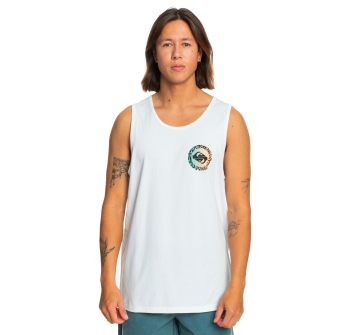 QUIKSILVER LONG FADE TANK WHITE