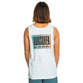 QUIKSILVER LONG FADE TANK WHITE