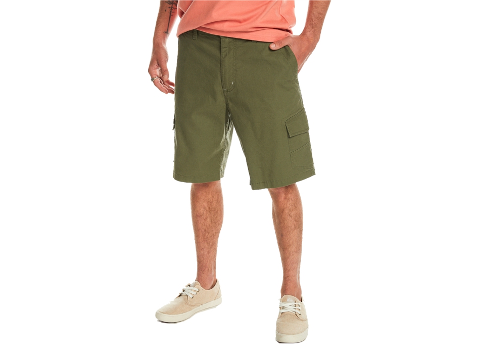 QUIKSILVER CARGO SHORT FOUR LEAF CLOVER