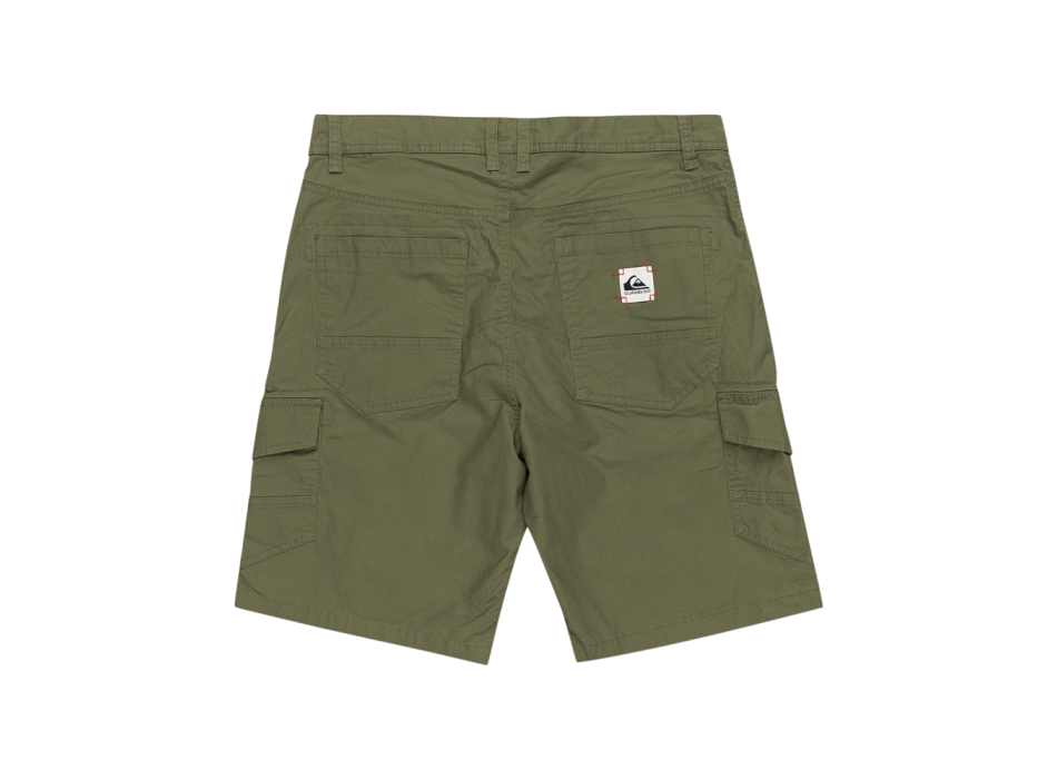 QUIKSILVER CARGO SHORT FOUR LEAF CLOVER