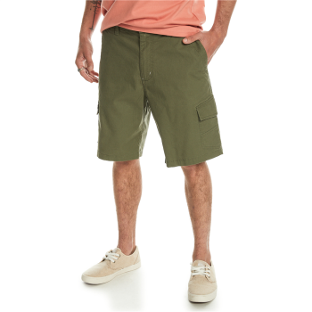 QUIKSILVER CARGO SHORT FOUR LEAF CLOVER