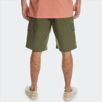 QUIKSILVER CARGO SHORT FOUR LEAF CLOVER