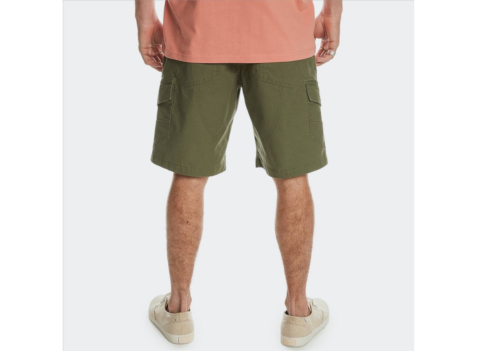 QUIKSILVER CARGO SHORT FOUR LEAF CLOVER