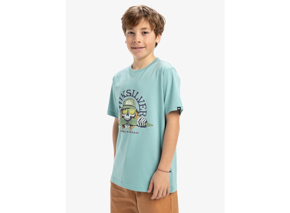 QUIKSILVER EV SKULL FEAST T-SHIRT FOR BOYS 8-16