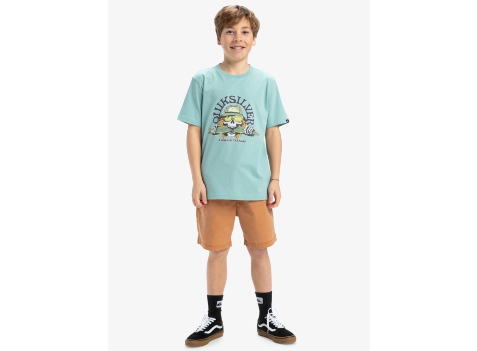 QUIKSILVER EV SKULL FEAST T-SHIRT FOR BOYS 8-16