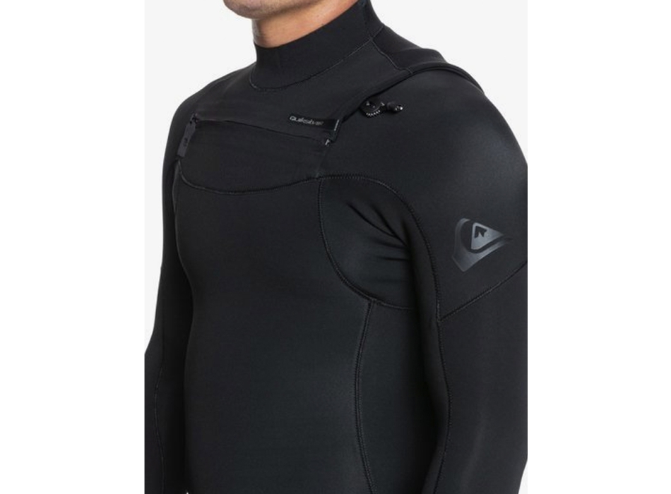 QUIKSILVER 4/3 EVERYDAY SESSION FRONT ZIP WETSUIT BLACK