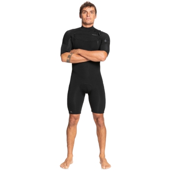 QUIKSILVER 2/2 EVERYDAY SESSIONS FRONT ZIP SPRINGSUIT BLACK