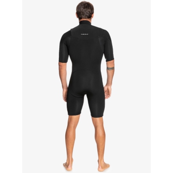 QUIKSILVER 2/2 EVERYDAY SESSIONS FRONT ZIP SPRINGSUIT BLACK