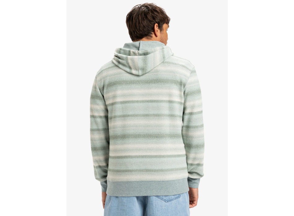 QUIKSILVER GREAT OTWAY HOODIE ABBEY STONE GREY OTWAY