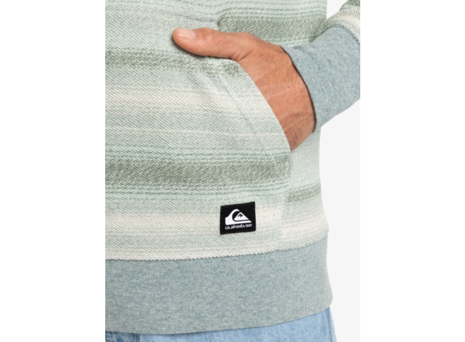 QUIKSILVER GREAT OTWAY HOODIE ABBEY STONE GREY OTWAY