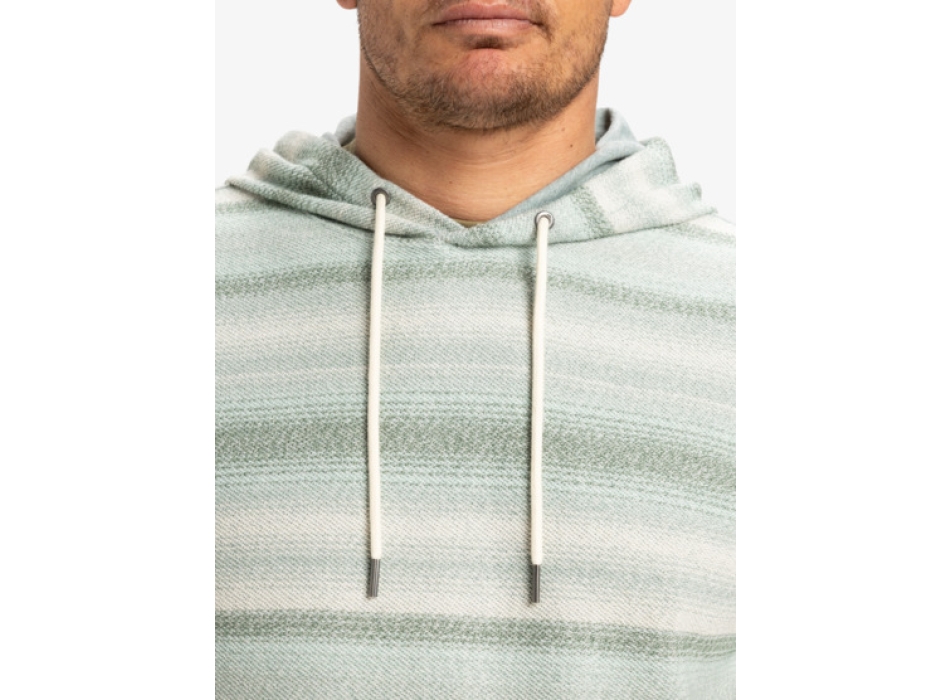 QUIKSILVER GREAT OTWAY HOODIE ABBEY STONE GREY OTWAY
