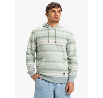 QUIKSILVER GREAT OTWAY HOODIE ABBEY STONE GREY OTWAY