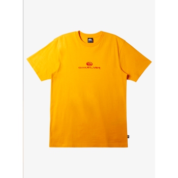 QUIKSILVER ISLAND SUNRISE T-SHIRT RADIANT YELLOW