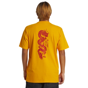 QUIKSILVER ISLAND SUNRISE T-SHIRT RADIANT YELLOW