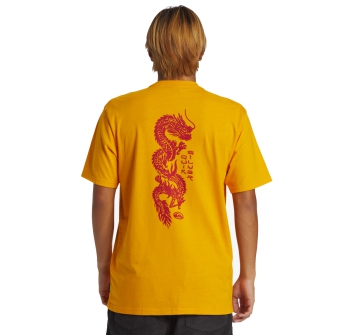 QUIKSILVER ISLAND SUNRISE T-SHIRT RADIANT YELLOW