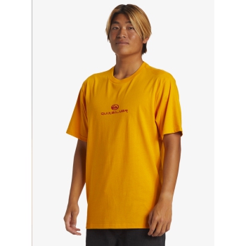 QUIKSILVER ISLAND SUNRISE T-SHIRT RADIANT YELLOW