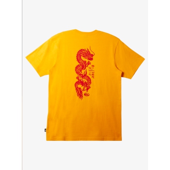 QUIKSILVER ISLAND SUNRISE T-SHIRT RADIANT YELLOW