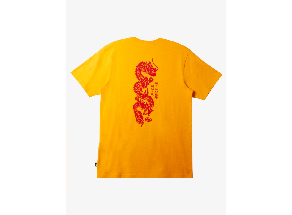 QUIKSILVER ISLAND SUNRISE T-SHIRT RADIANT YELLOW